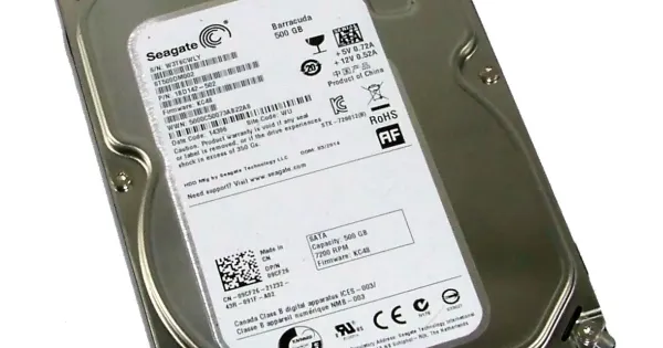 Seagate Barracuda 500GB 7.2K Rpm 6gbps 3.5inch SATA hard disk